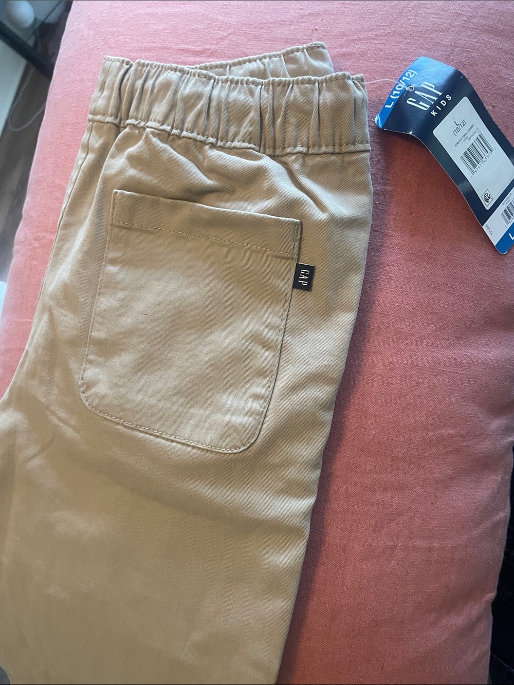 GAP Kids Khaki Elastic-Waist Chino Pants